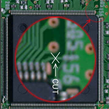 PU20 Colour Mod close up